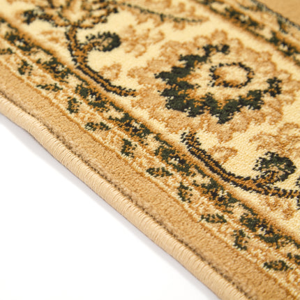 Beige & Cream Heritage Traditional Floral Rug - Virginia