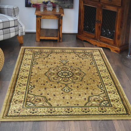 Beige Traditional Victorian Rug - Washington