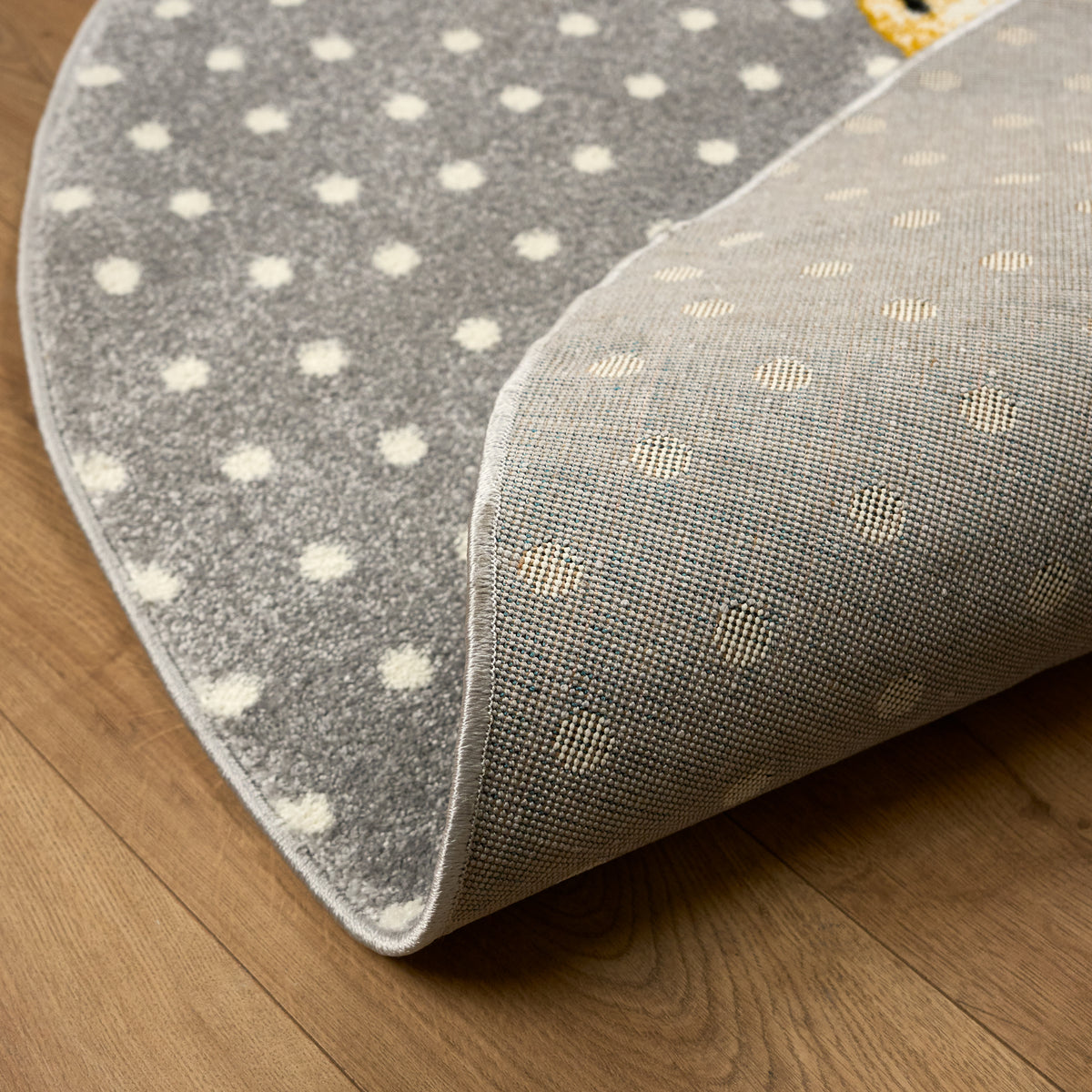 Tapis Licorne jaune et gris - Enfants