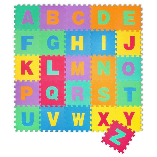 A-Z Alphabet Interlocking Eva Foam Mats - 26 Pieces-5056150240877-Bargainia.com