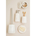 Abaska Off White Marble Soap Dish - Bargainia.com - 5018705352428