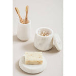 Abaska Off White Marble Soap Dish - Bargainia.com - 5018705352428