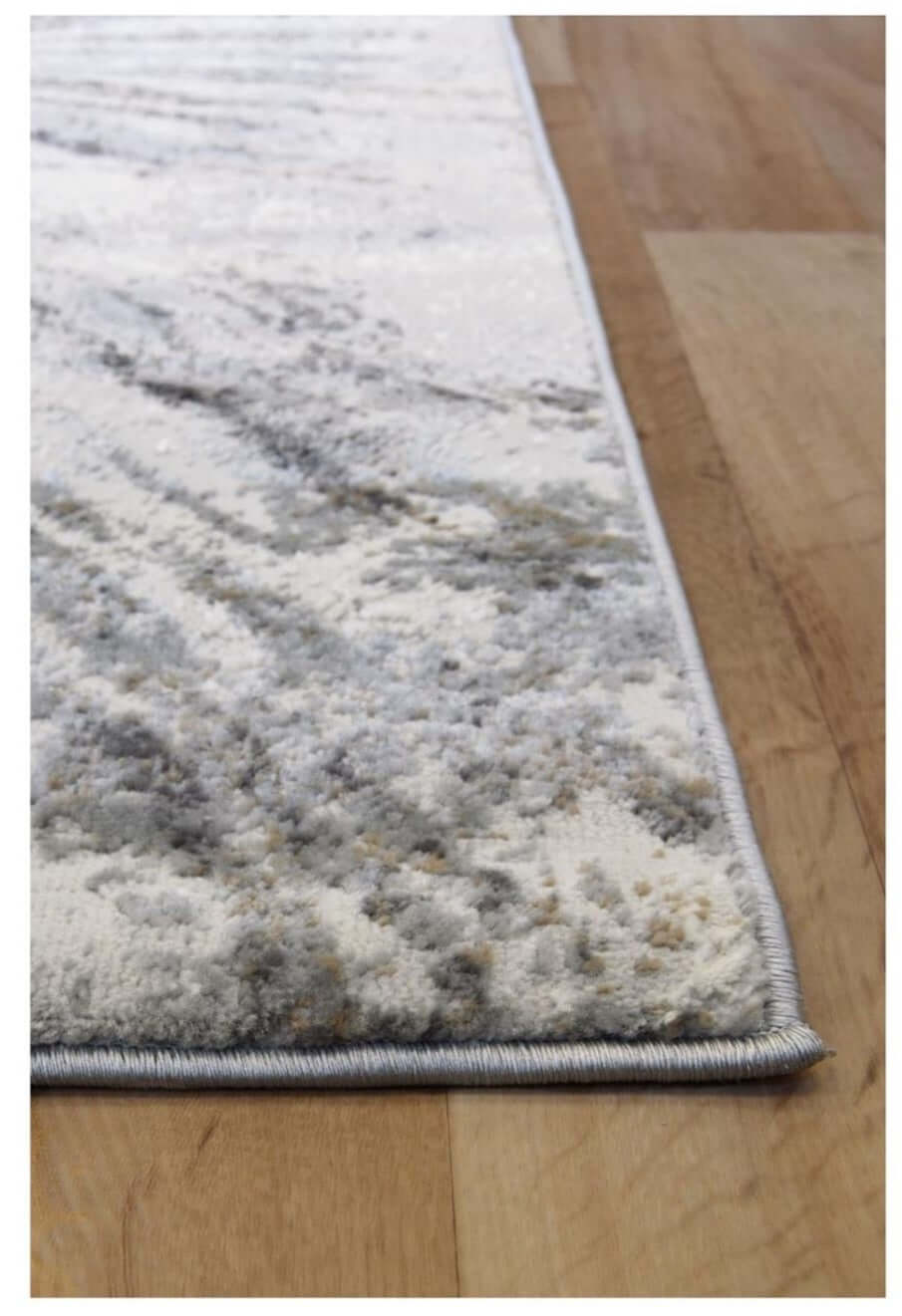 Abstract Burst Grey Rug | D149A - Bargainia.com - 