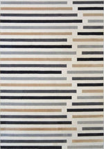 Abstract Multicolour Stripe Rug | R469A - Bargainia.com - 