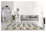 Abstract Multicolour Stripe Rug | R469A - Bargainia.com - 