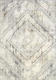 Abstract Vintage Cream & Grey Rug | D176A - Bargainia.com - 5053095217384 - D176A-HIM38080/150