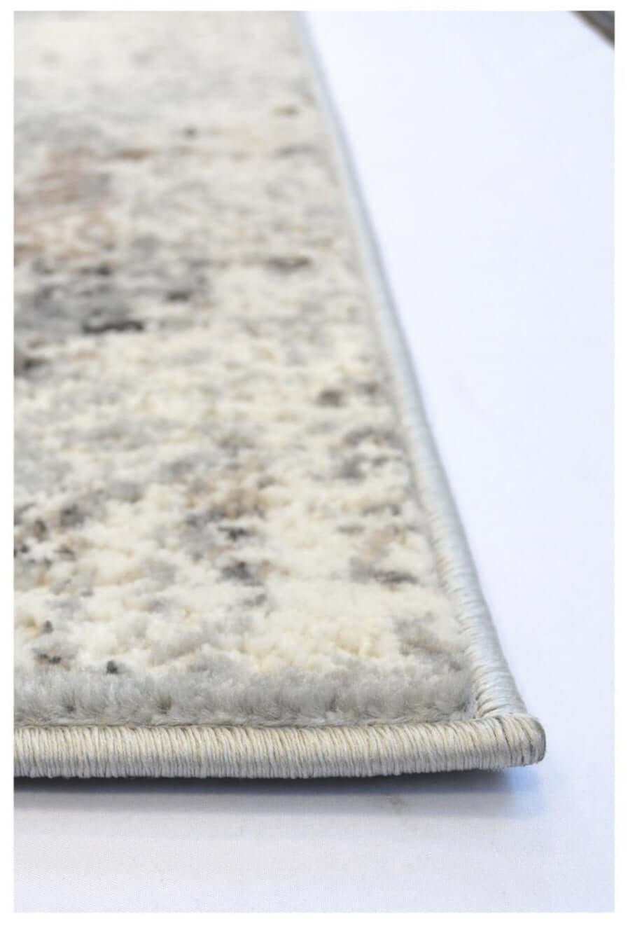 Abstract Vintage Cream & Grey Rug | D176A - Bargainia.com - 