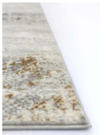 Abstract Vintage Cream/Ochre Rug | D176F - Bargainia.com - 