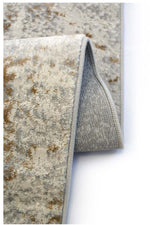 Abstract Vintage Cream/Ochre Rug | D176F - Bargainia.com - 