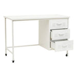Academy Three Drawer White Desk - Bargainia.com - 5018705952345