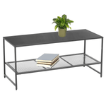 Acero Grey Metal Coffee Table - Bargainia.com - 5018705952529