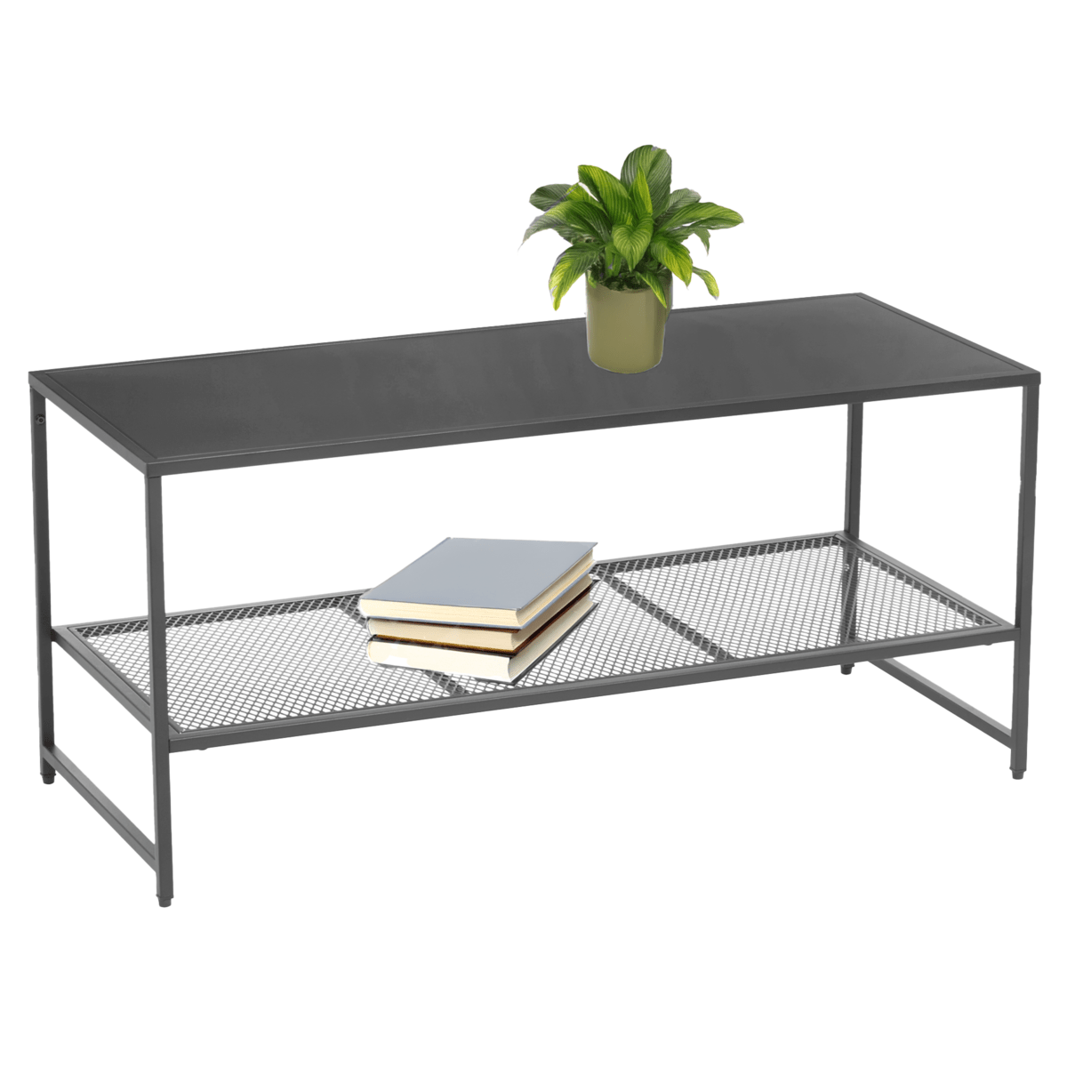Acero Grey Metal Coffee Table - Bargainia.com - 5018705952529
