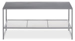 Acero Grey Metal Coffee Table - Bargainia.com - 5018705952529