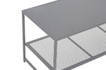 Acero Grey Metal Coffee Table - Bargainia.com - 5018705952529