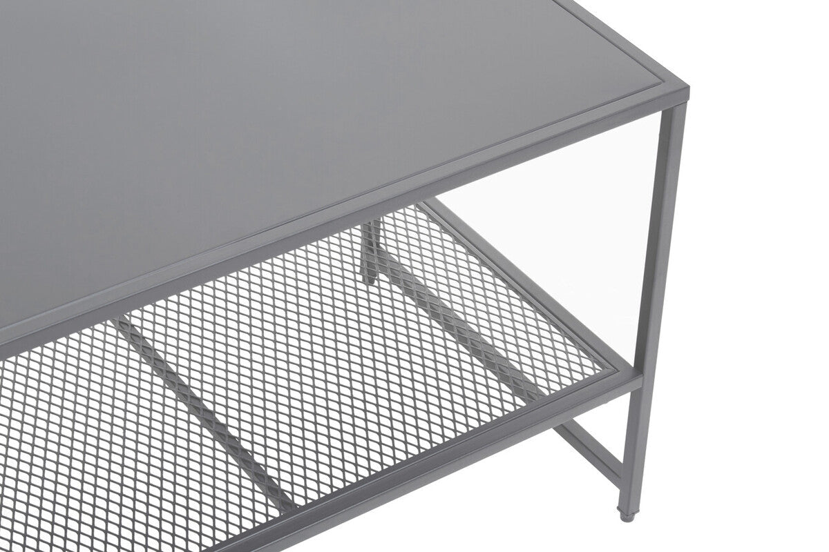 Acero Grey Metal Coffee Table - Bargainia.com - 5018705952529