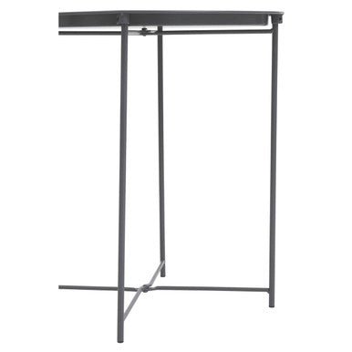 Acero Grey Metal Round Side Table - Bargainia.com - 5018705952666