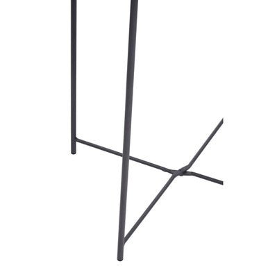 Acero Grey Metal Round Side Table - Bargainia.com - 5018705952666