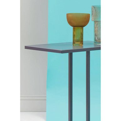 Acero Grey Metal Side Table - Bargainia.com - 5018705952604