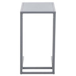 Acero Grey Metal Side Table - Bargainia.com - 5018705952604