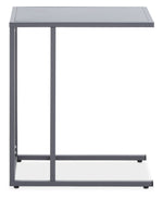 Acero Grey Metal Side Table - Bargainia.com - 5018705952604