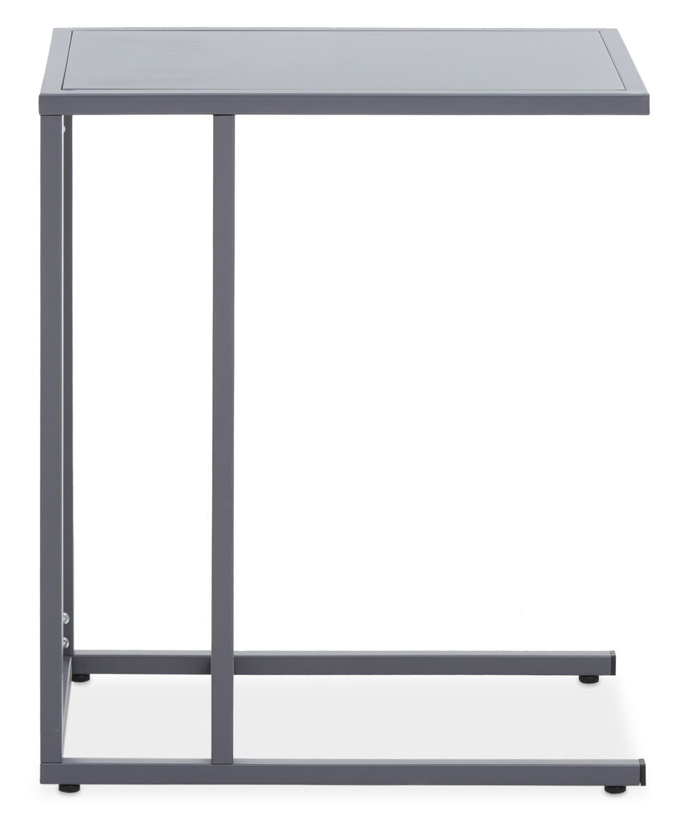 Acero Grey Metal Side Table - Bargainia.com - 5018705952604