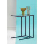 Acero Grey Metal Side Table - Bargainia.com - 5018705952604