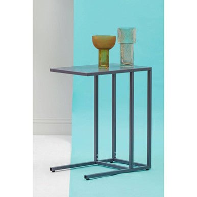 Acero Grey Metal Side Table - Bargainia.com - 5018705952604