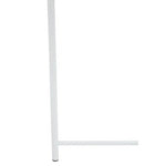 Acero White Metal Round Side Table - Bargainia.com - 5018705952659