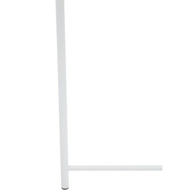 Acero White Metal Round Side Table - Bargainia.com - 5018705952659