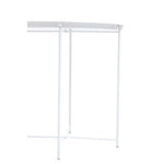 Acero White Metal Round Side Table - Bargainia.com - 5018705952659