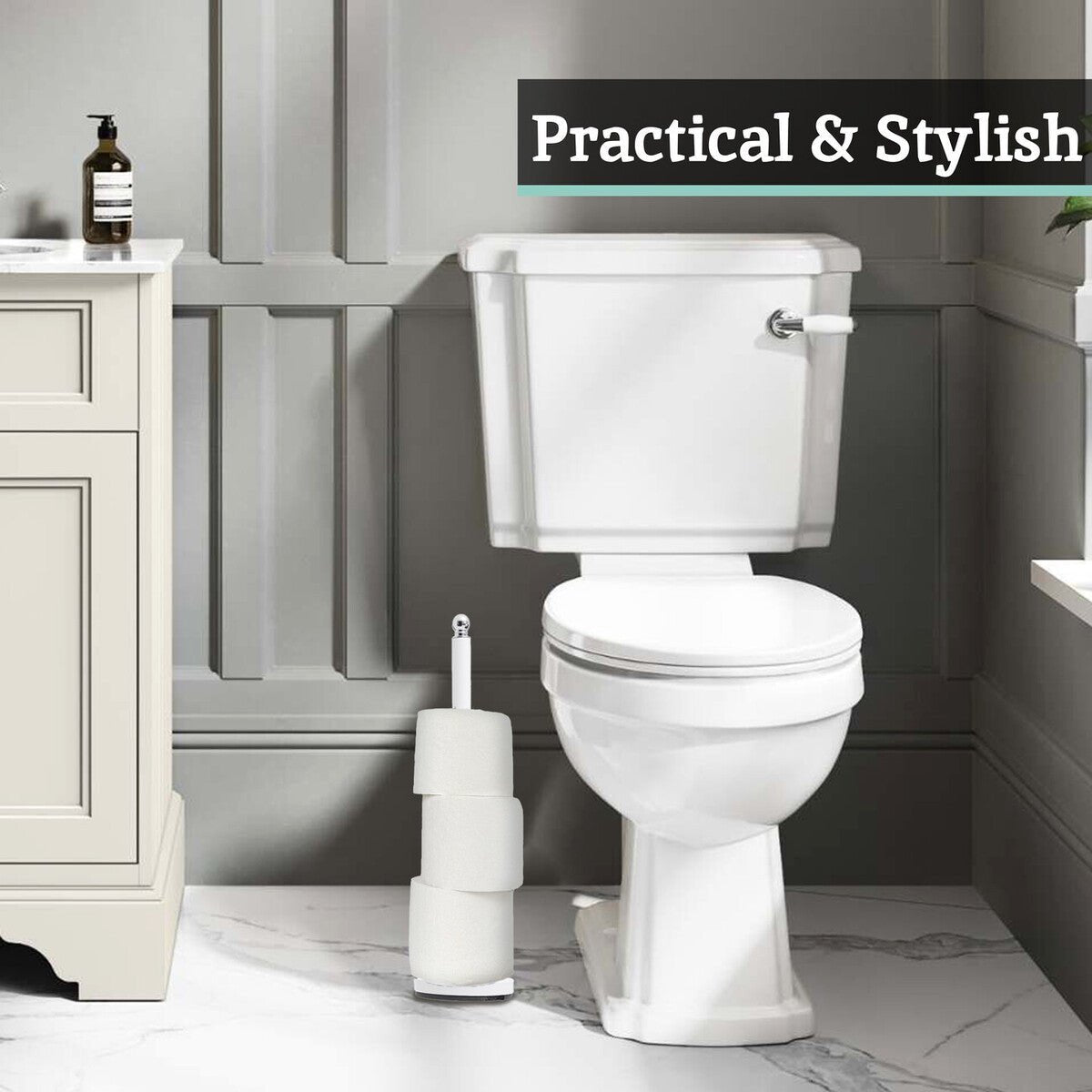 Adler White Toilet Roll Holder - Bargainia.com - 5018705986142