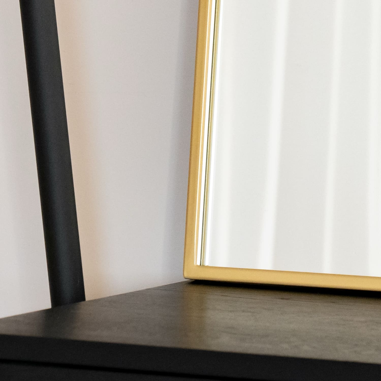 Akiko - Gold Metal Arched Mirror - 95cm x 120cm - Bargainia.com - 5065017296773 - AKI95120GLD