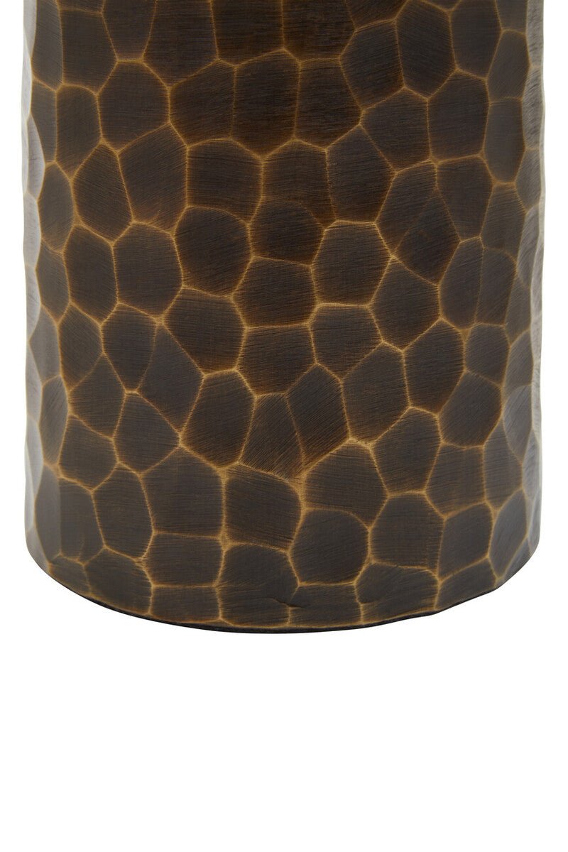 Akola Small Antique Gold Metal Vase - Bargainia.com - 5018705987873