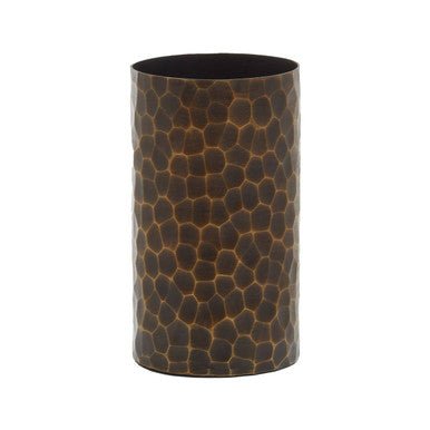 Akola Small Antique Gold Metal Vase - Bargainia.com - 5018705987873