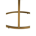 Alana Set of 2 Gold and Black Round Nesting Coffee Tables - Bargainia.com - 5018705533414