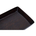 Allegra Aluminium Dark Bronze Finish Tray - Bargainia.com - 5018705956961