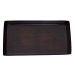 Allegra Aluminium Dark Bronze Finish Tray - Bargainia.com - 5018705956961