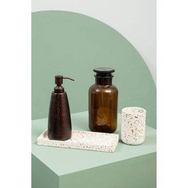 Allegra Dark Bronze Finish 200ml Soap Dispenser - Bargainia.com - 5018705956879