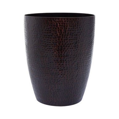 Allegra Dark Bronze Finish Waste Bin - Bargainia.com - 5018705956947