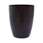 Allegra Dark Bronze Finish Waste Bin - Bargainia.com - 5018705956947