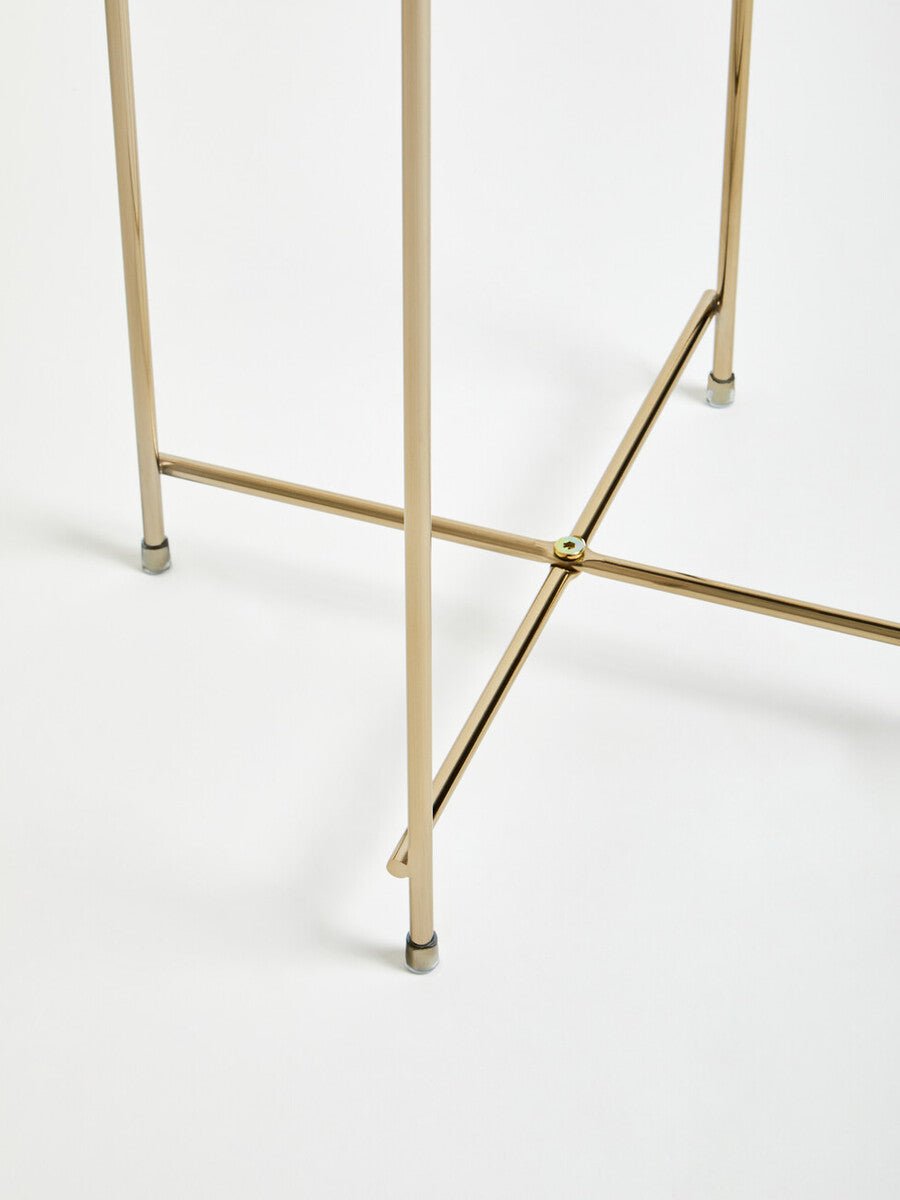 Allure Black Mirror Tall Side Table - Bargainia.com - 5018705389660