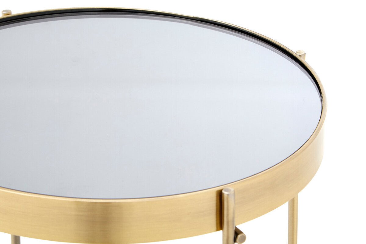 Allure Black Mirror Tall Side Table - Bargainia.com - 5018705389660