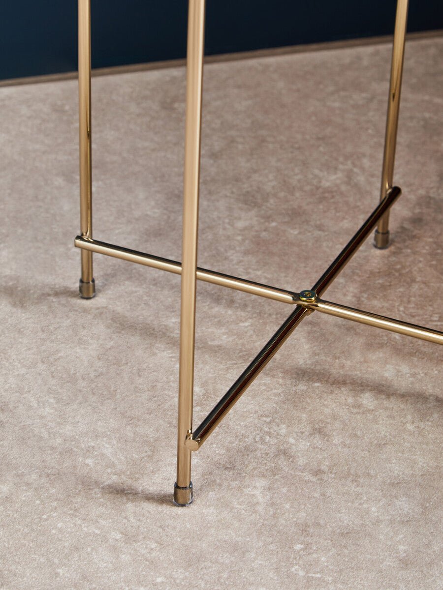 Allure Black Mirror Tall Side Table - Bargainia.com - 5018705389660