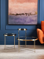 Allure Black Mirror Tall Side Table - Bargainia.com - 5018705389660