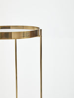 Allure Black Mirror Tall Side Table - Bargainia.com - 5018705389660