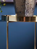 Allure Black Mirror Tall Side Table - Bargainia.com - 5018705389660