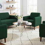 Allure Large Grey Mirror Round Side Table - Bargainia.com - 5018705389738