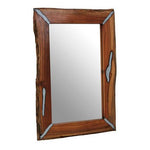 Almora Acacia Wood Wall Mirror - Bargainia.com - 5018705451442