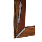 Almora Acacia Wood Wall Mirror - Bargainia.com - 5018705451442