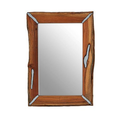 Almora Acacia Wood Wall Mirror - Bargainia.com - 5018705451442